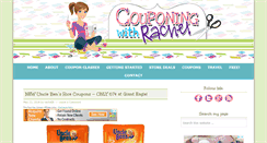 Desktop Screenshot of couponingwithrachel.com